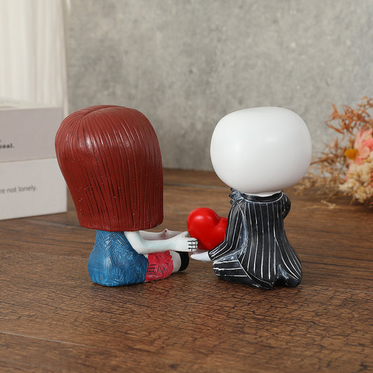 Together Forever Skeleton couple figurines 🦴💑