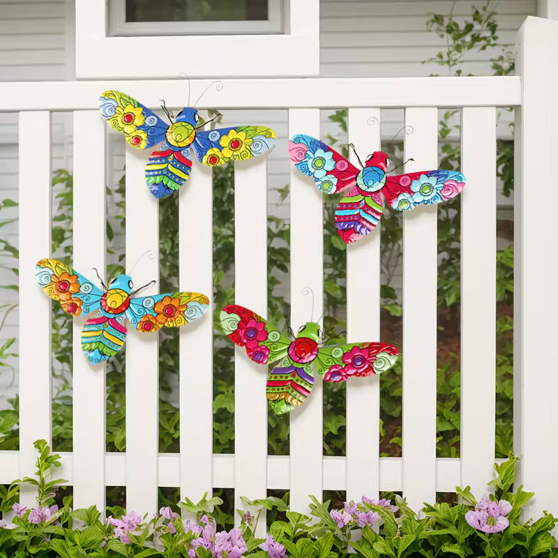 🐝Art Deco Metal Bee Wall Sculptures(4pcs)