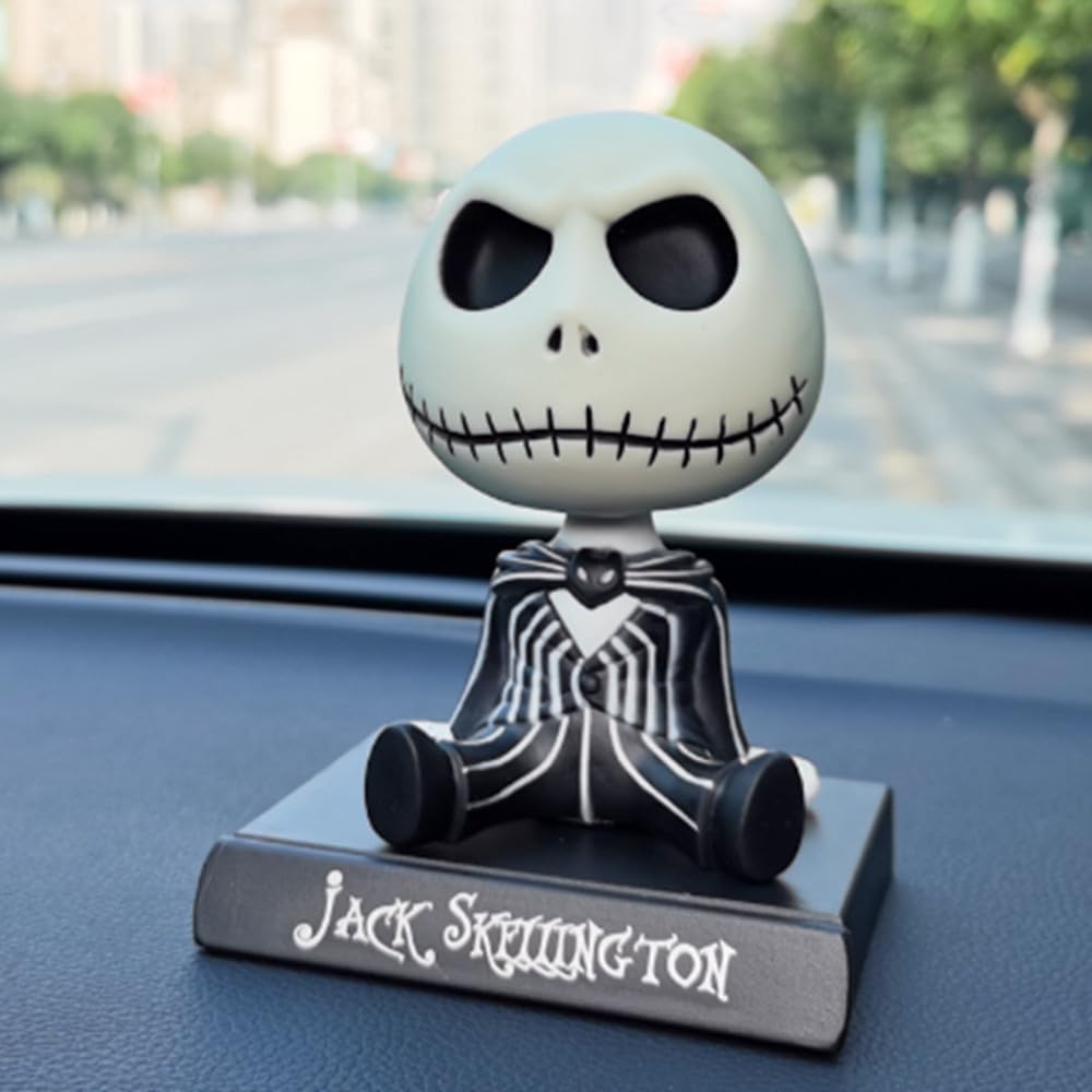 Car Decoration White Skull Jack Skeleton Toys
