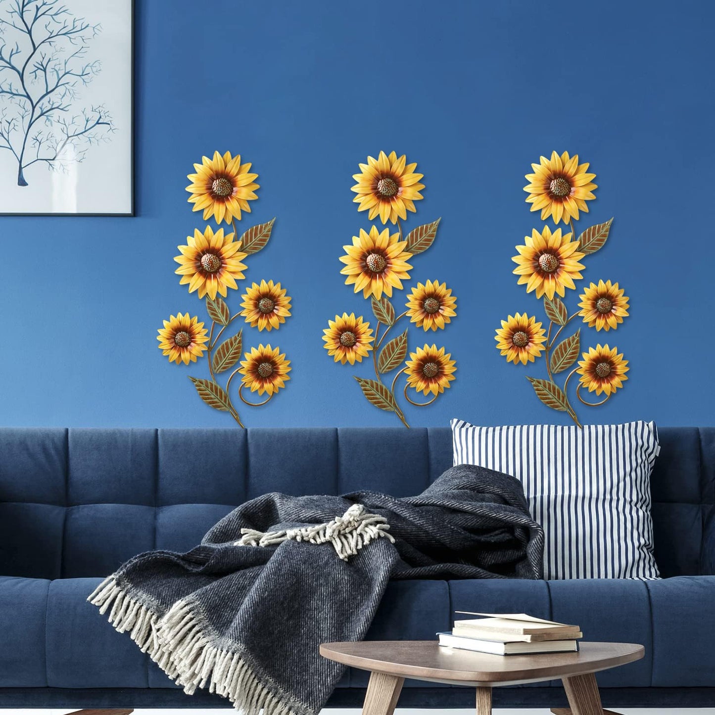 🌻Metal Sunflower Wall Art Decor, for Indoor Outdoor Home Bedroom Living Room Porch