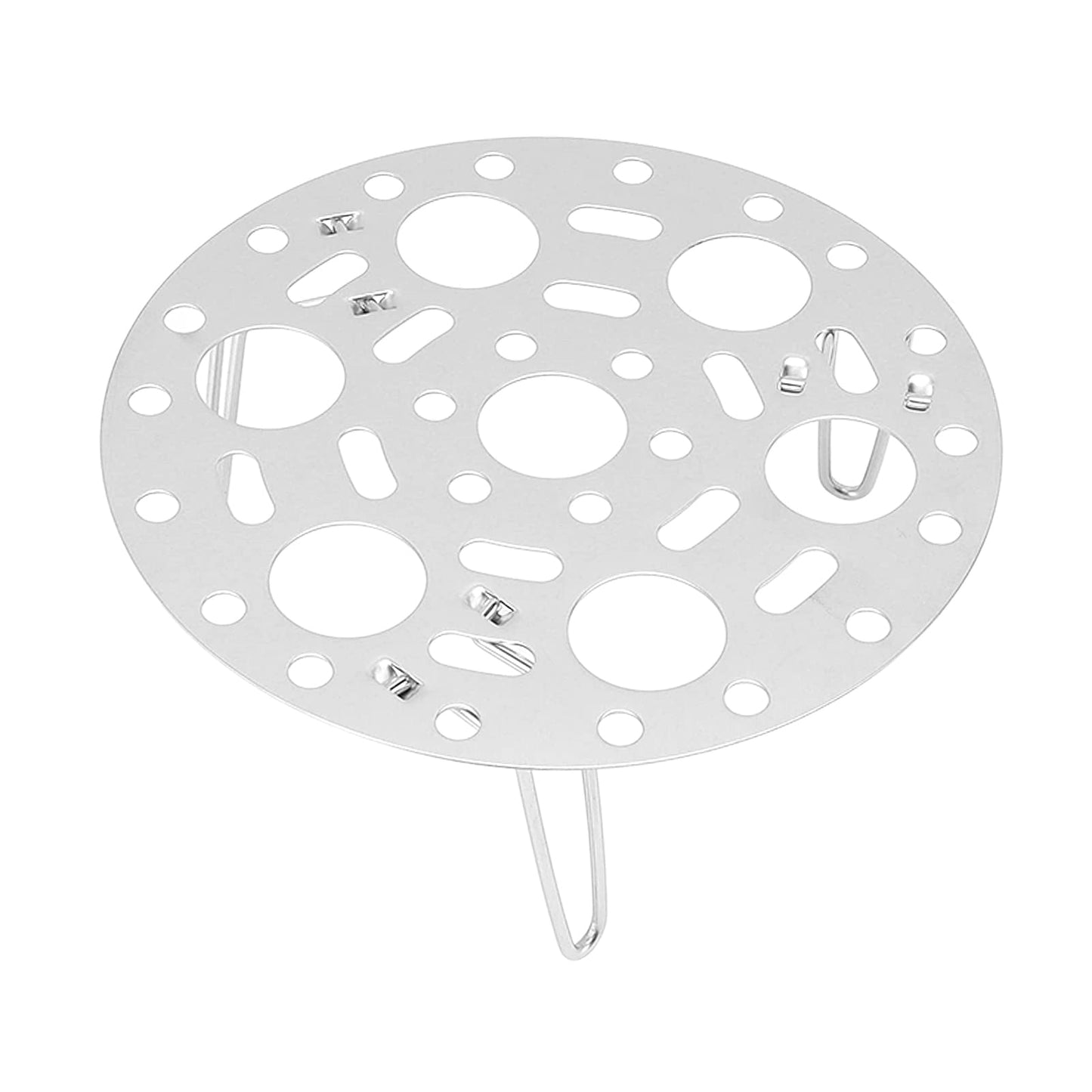 👨🍳Silver Stainless Steel Steamer Rack with Stand for Cooking