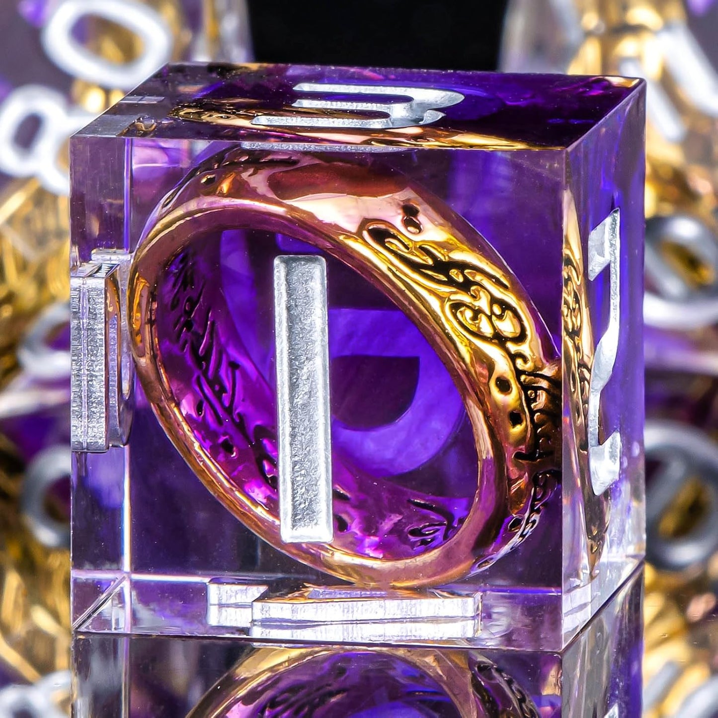 DND One Ring Dice 7pcs – Collectible Ring Box