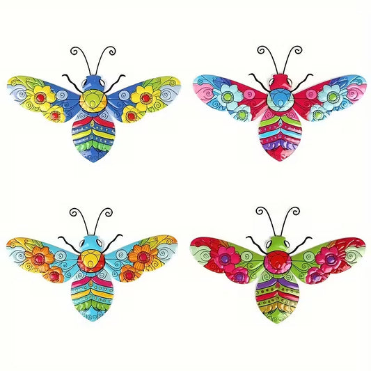🐝Art Deco Metal Bee Wall Sculptures(4pcs)