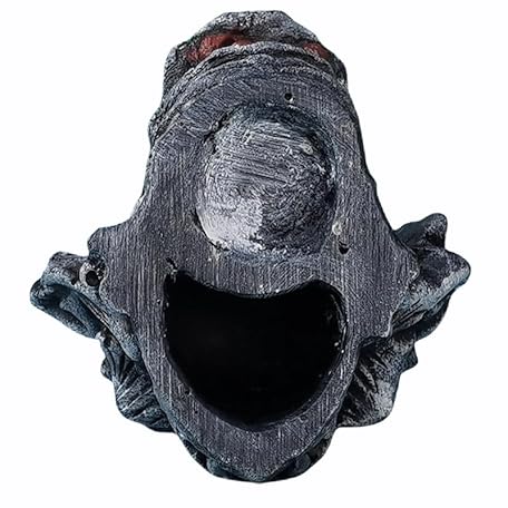 šAztec Death Whistle, Authentic Human Sounding Screams 125+ Decibels, White Resin, Whistle