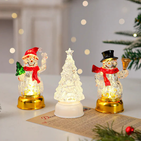 🎄✨Luminous Santa Claus Snowman Tabletop Decorations Night Lamp (3set)