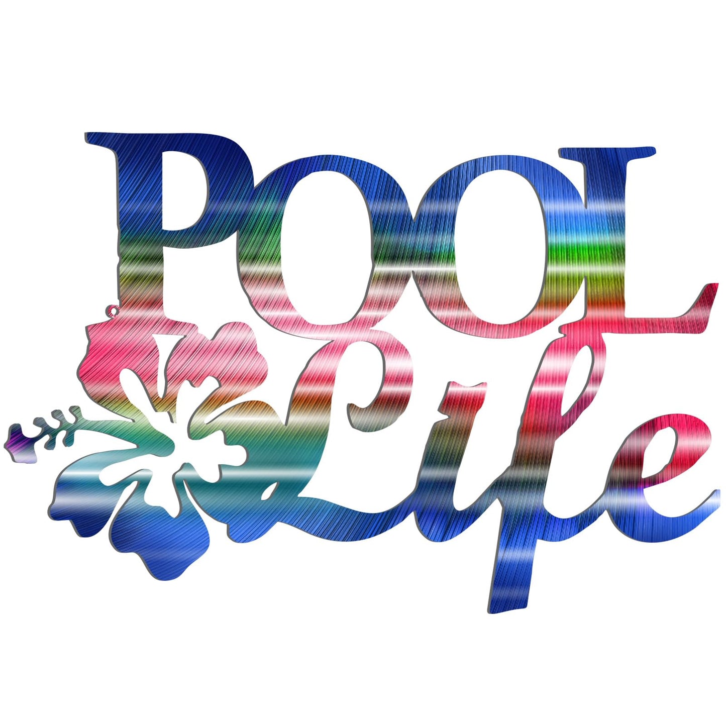 💦Metal Wall Art Decor Hibiscus Flower Coastal Outdoor Decor