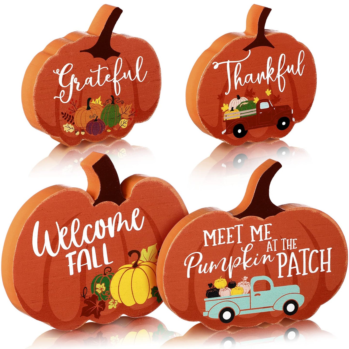 🎃Fall Decor for Home Thanksgiving Tiered Tray Decoration Fall Desk Decor