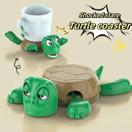 Whimsical Turtle Coaster Set -Fun Home & Office Decor