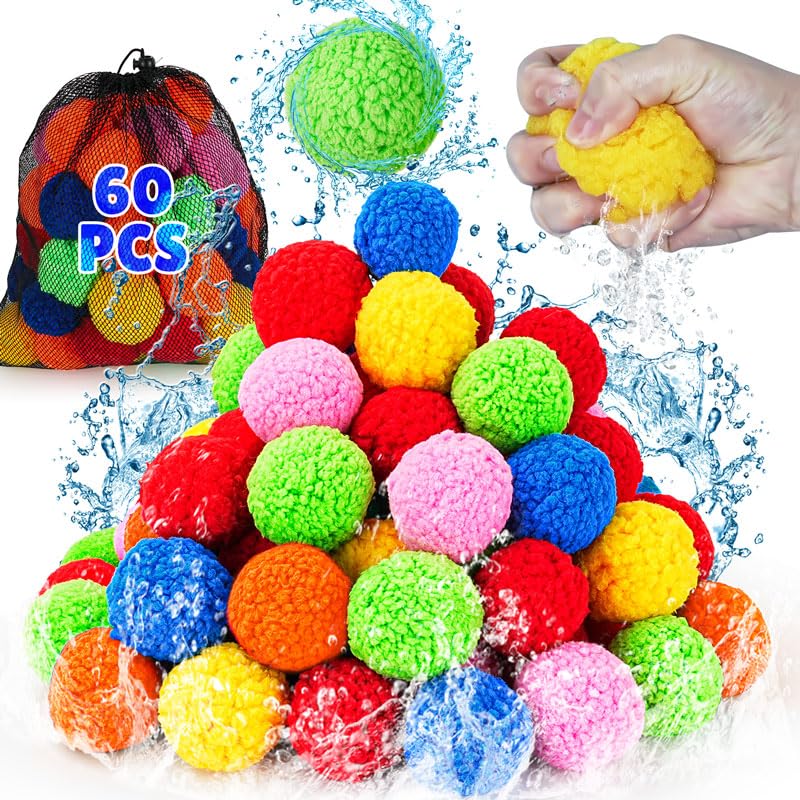 🤷‍♂️Reusable Water Balloons -Summer Pool Toys Water for Backyard Lawn Beach
