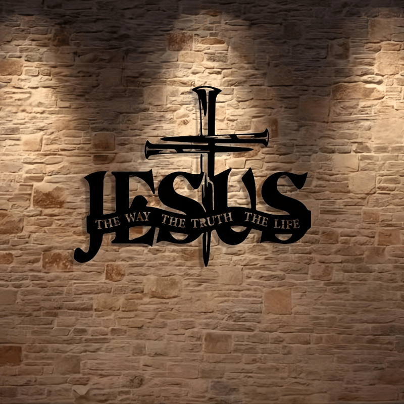 ✝️Jesus & Cross Design Wall Art (12 x 9 inches)