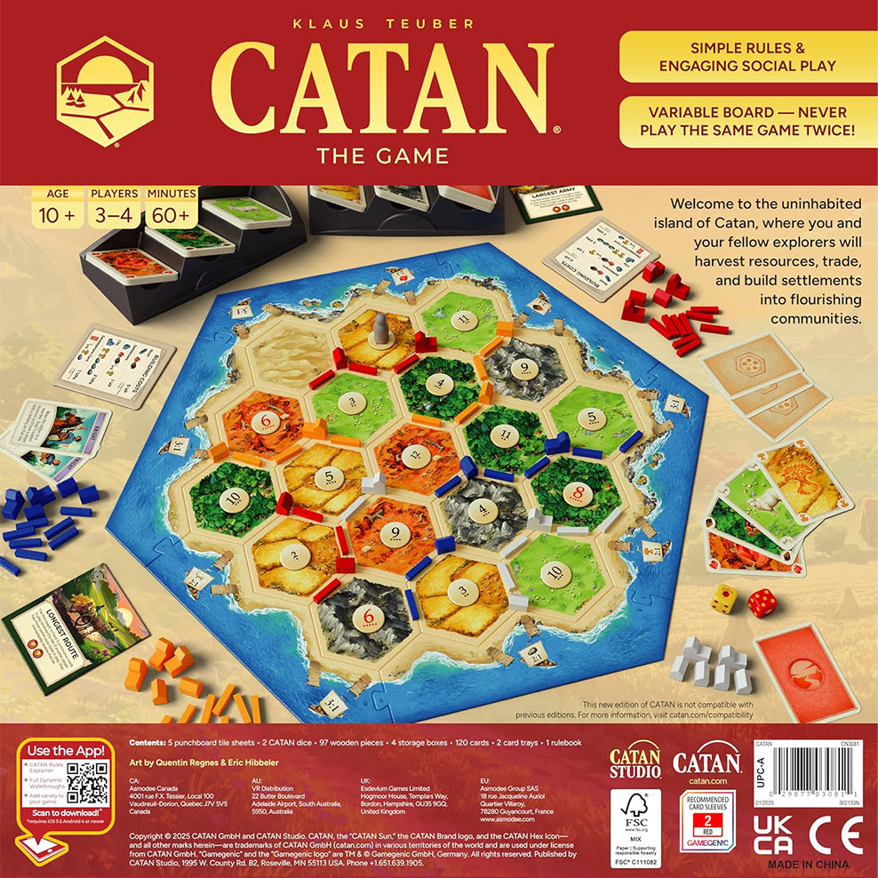 CATAN® Board Game(6th Edition) – Build, Trade & Conquer Together