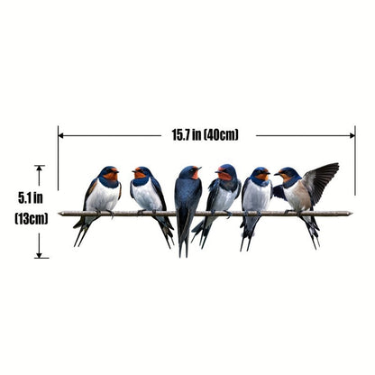 🐦Metal Birds on Branch Wall Decor Sculpture for Home, Indoor Patio