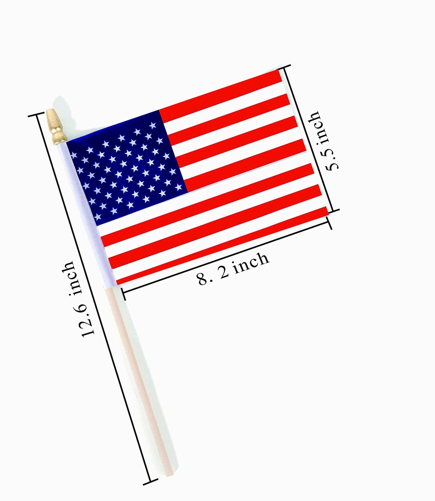 20Pack Small American Flag Mini Usa Flag For July 4th Decoration