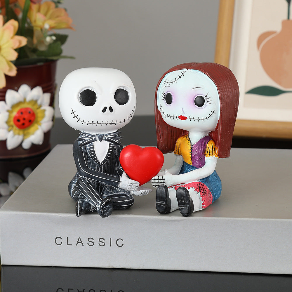 Together Forever Skeleton couple figurines 🦴💑