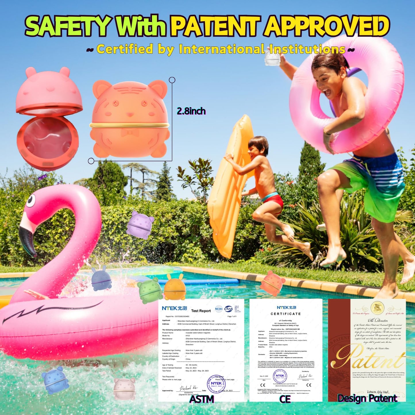 🐰Reusable Magnetic Water Balloons - Self Sealing Quick Fill