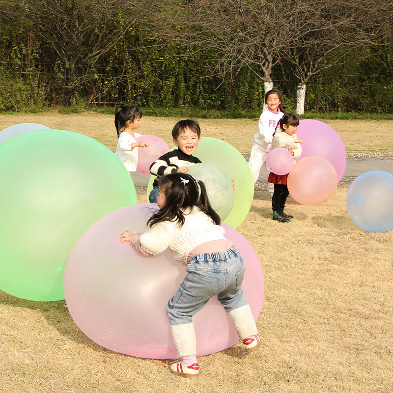 ✨35inch Toy Bubble Ball Elastic Super Large Beach Balloon Inflatable Funny Toy Ball