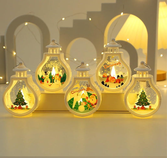 🎄⭐Christmas Lantern Christmas Xmas Decor（4pack）