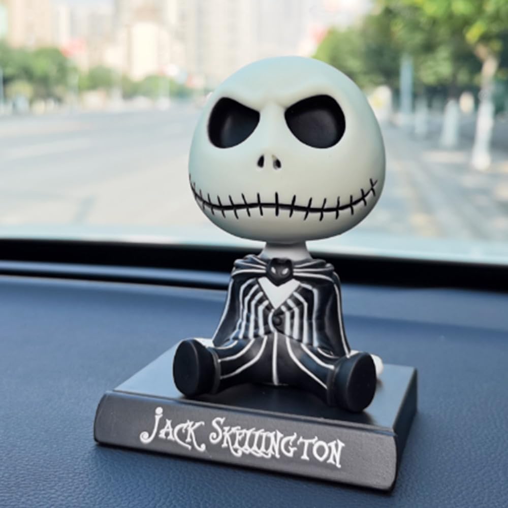 Car Decoration White Skull Jack Skeleton Toys