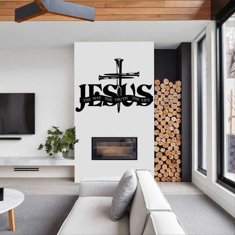 ✝️Jesus & Cross Design Wall Art (12 x 9 inches)