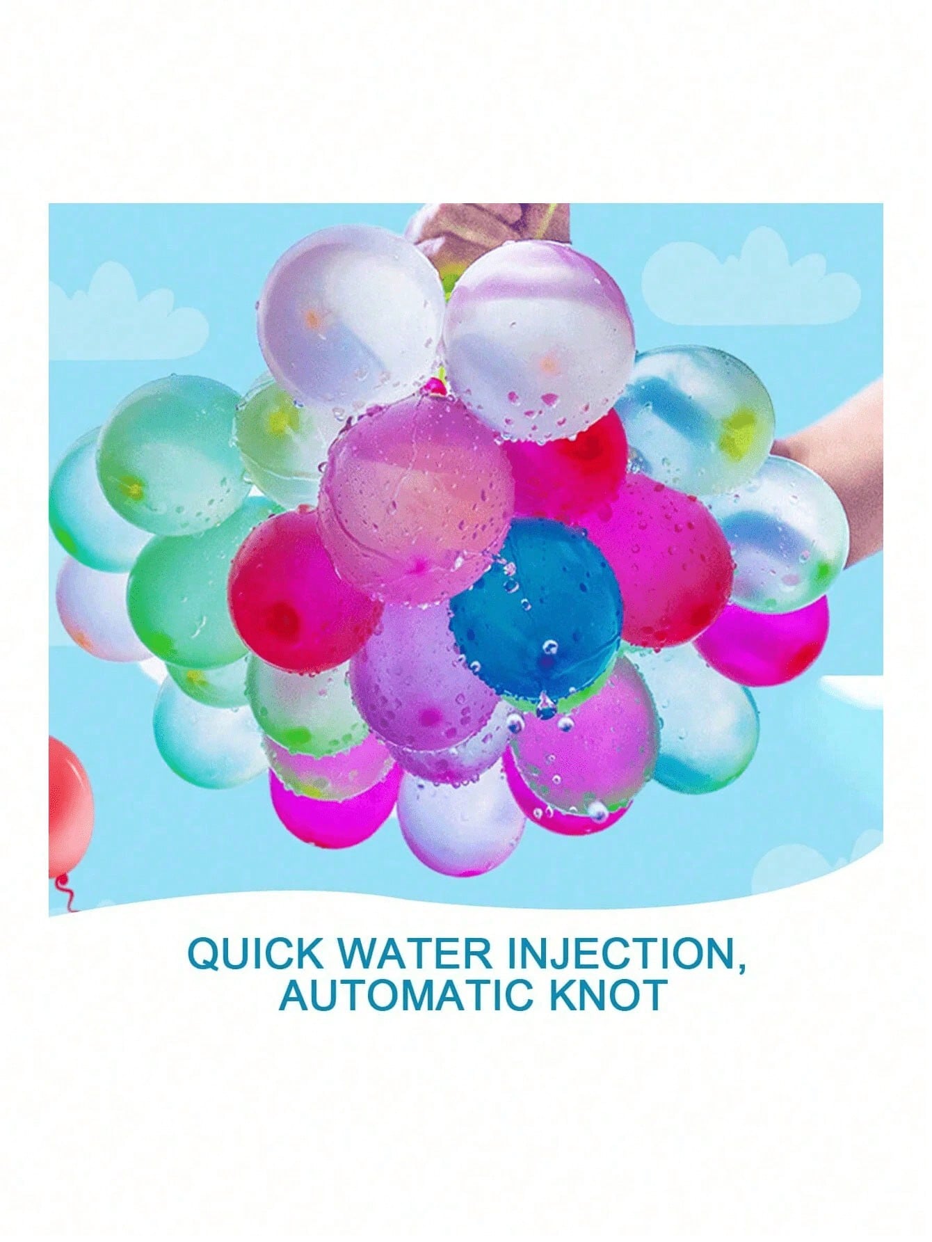💧Water Balloons Quick Fill Set,  Family Outdoor Swimming Pool Water Balloons