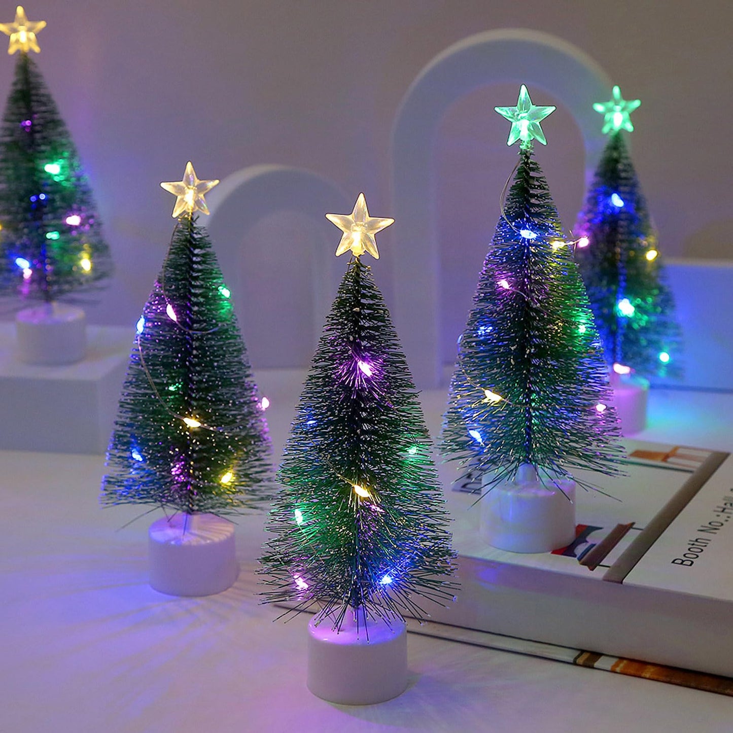 🎄✨Artificial Christmas Tree with Colorful LED Lights