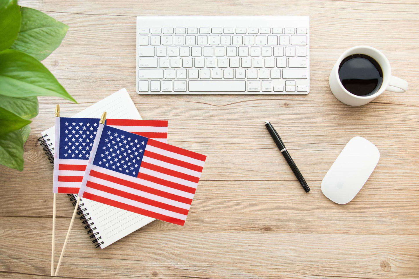 20Pack Small American Flag Mini Usa Flag For July 4th Decoration