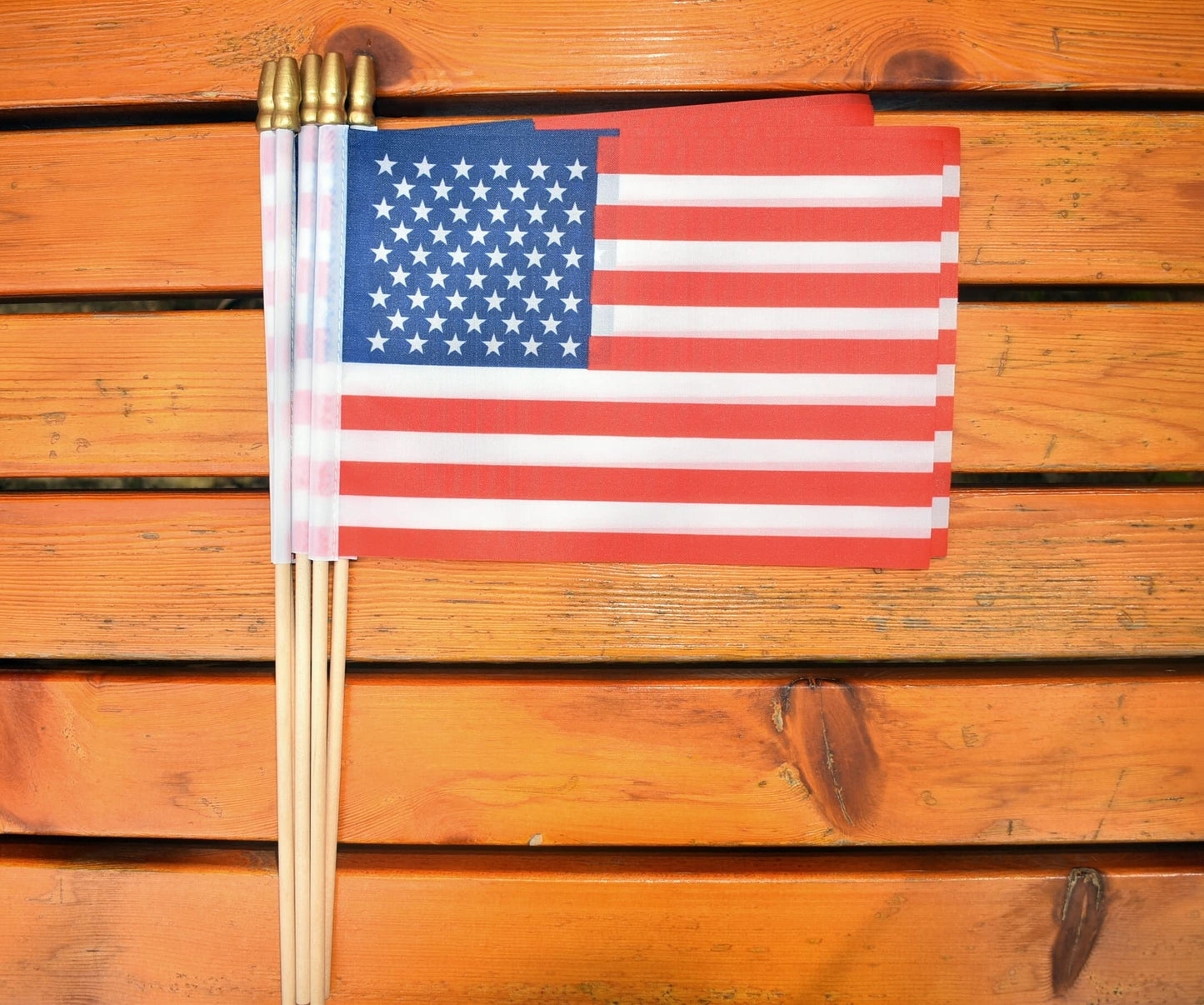 20Pack Small American Flag Mini Usa Flag For July 4th Decoration