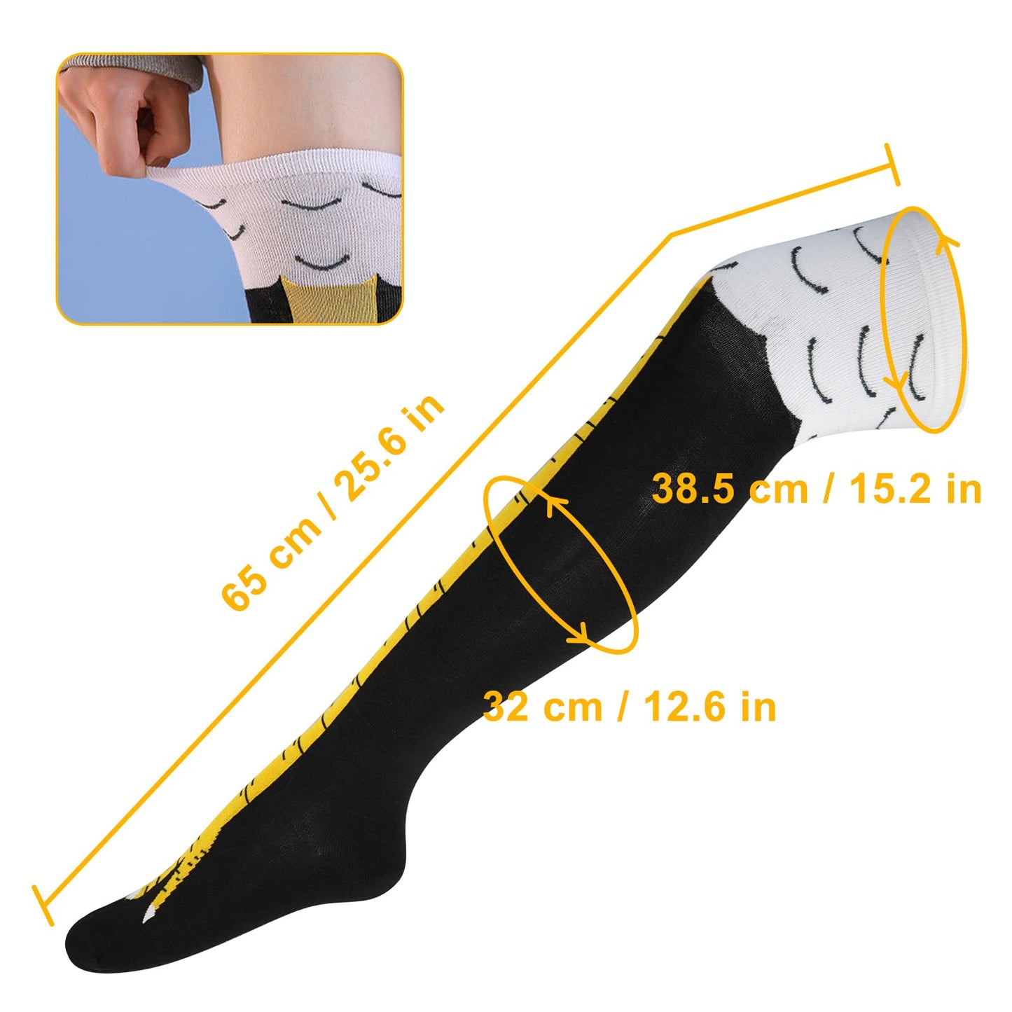 🐔2PCS Crazy Funny Chicken Feet Socks for Women Men
