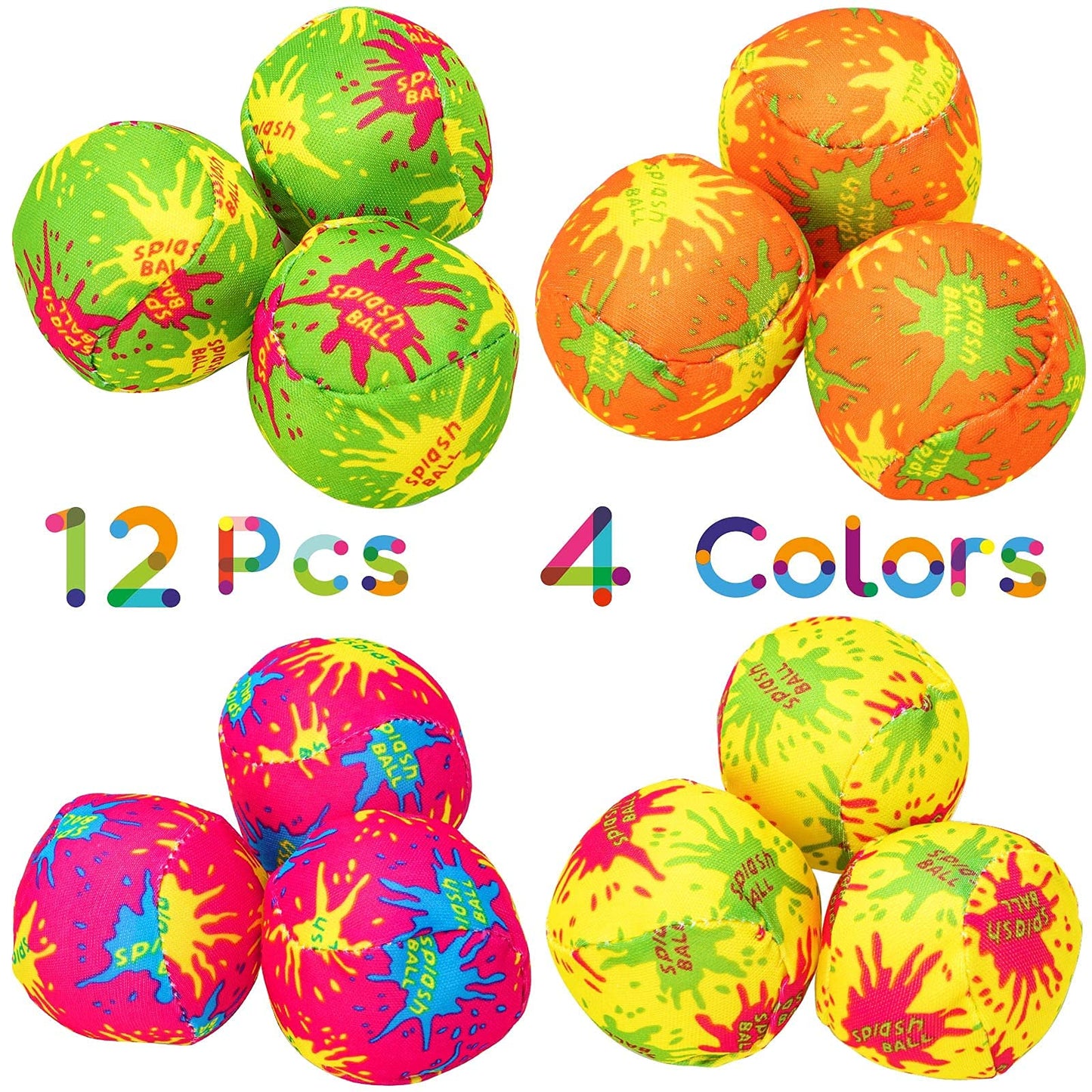 ✨Water Splash Balls Float, Mini Bomb Balls for Pool, Absorbent Ball