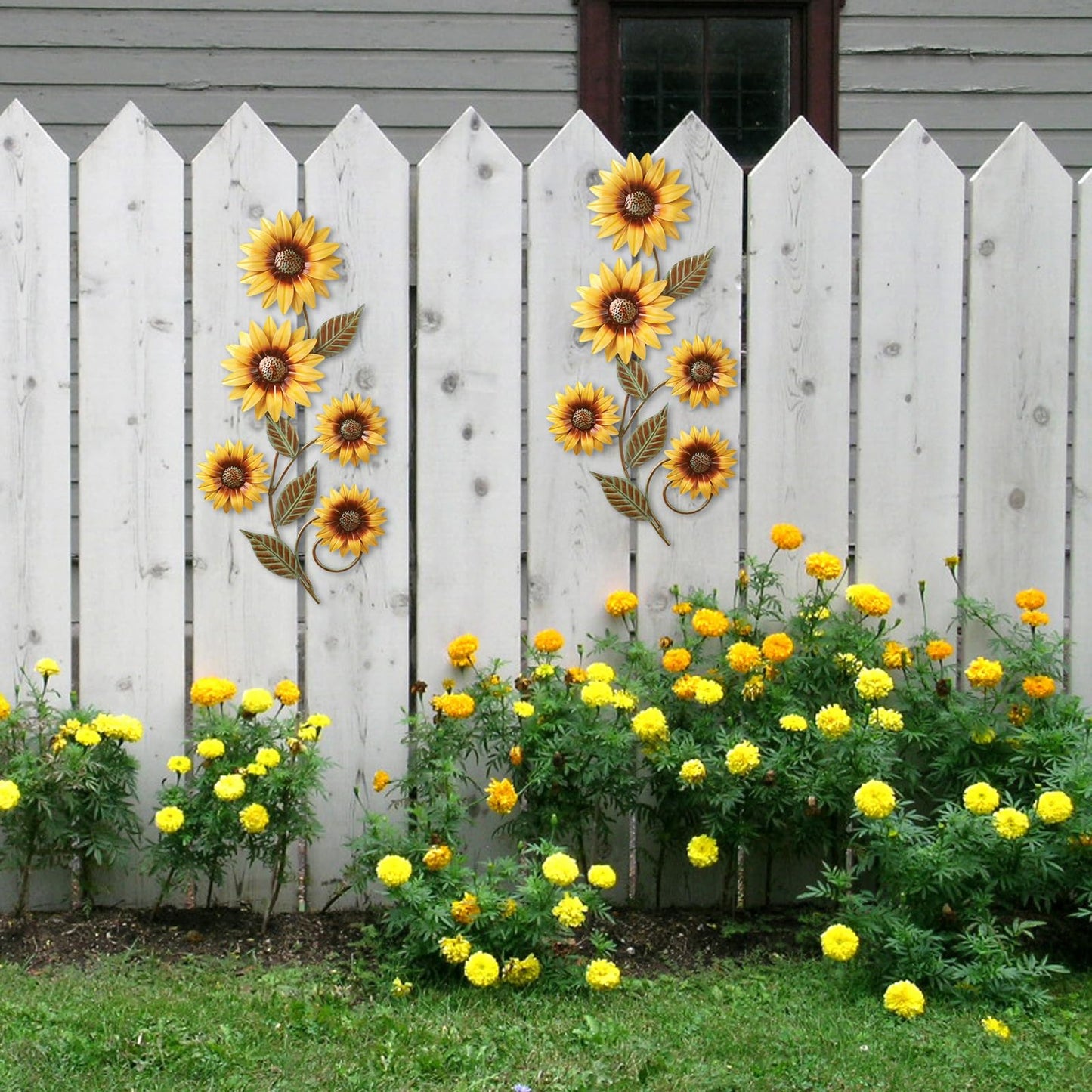 🌻Metal Sunflower Wall Art Decor,  for Indoor Outdoor Home Bedroom Living Room Porch