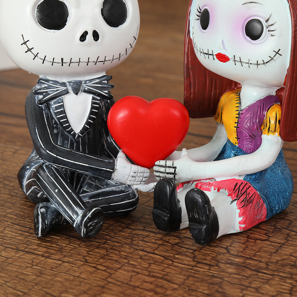 Together Forever Skeleton couple figurines 🦴💑