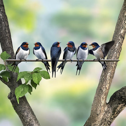 🐦Metal Birds on Branch Wall Decor Sculpture for Home, Indoor Patio