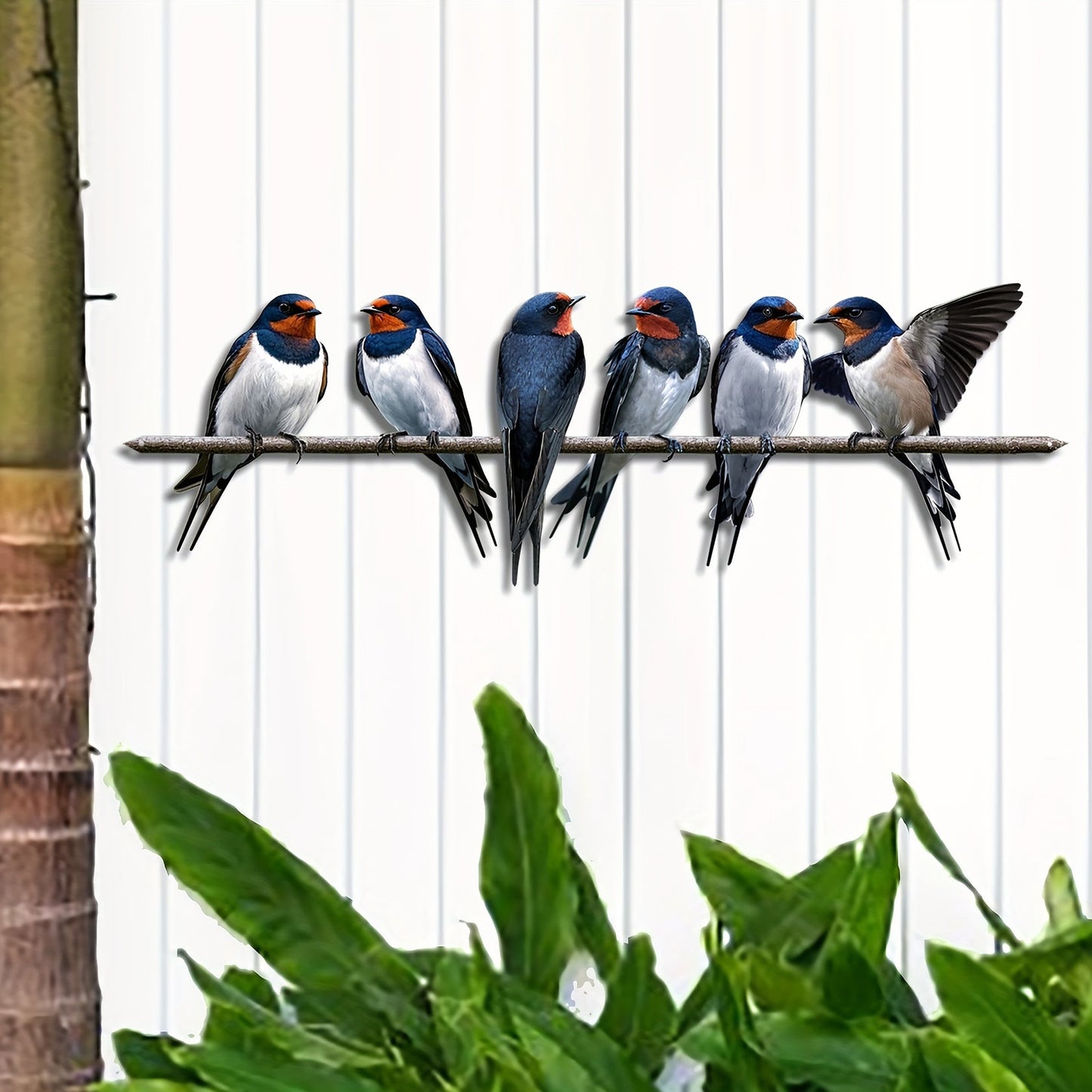 🐦Metal Birds on Branch Wall Decor Sculpture for Home, Indoor Patio