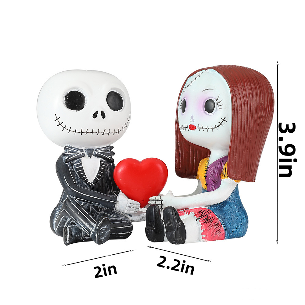 Together Forever Skeleton couple figurines 🦴💑