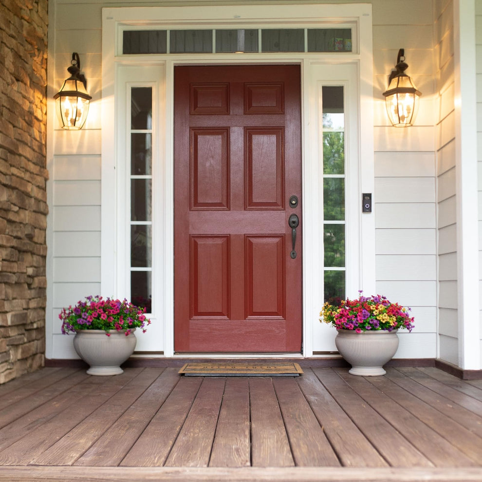 🌺 12 Pcs Artificial Flower Bouquet Mix - Lifelike Faux Flowers for Home Decor, Wedding Centerpieces (No Maintenance)