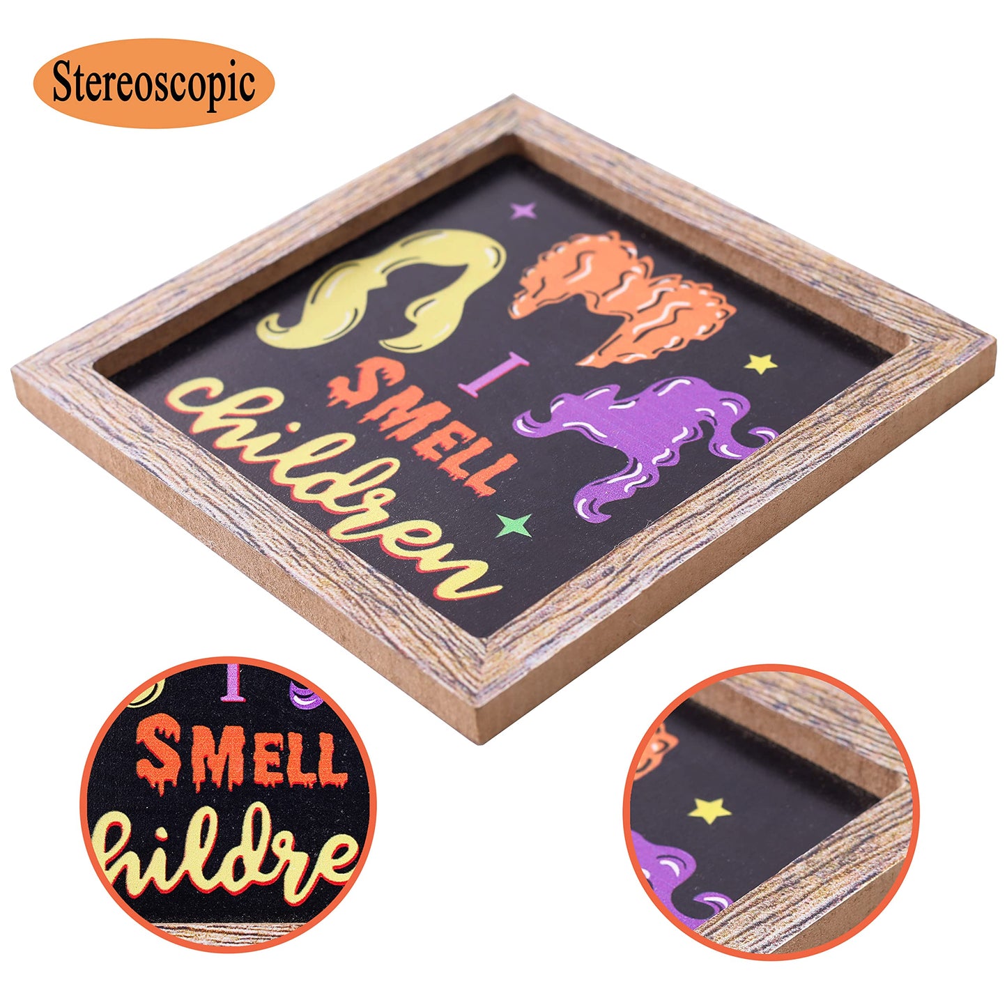 ☠Halloween Hocus Pocus Tray Decor(Tiered Tray NOT Included)