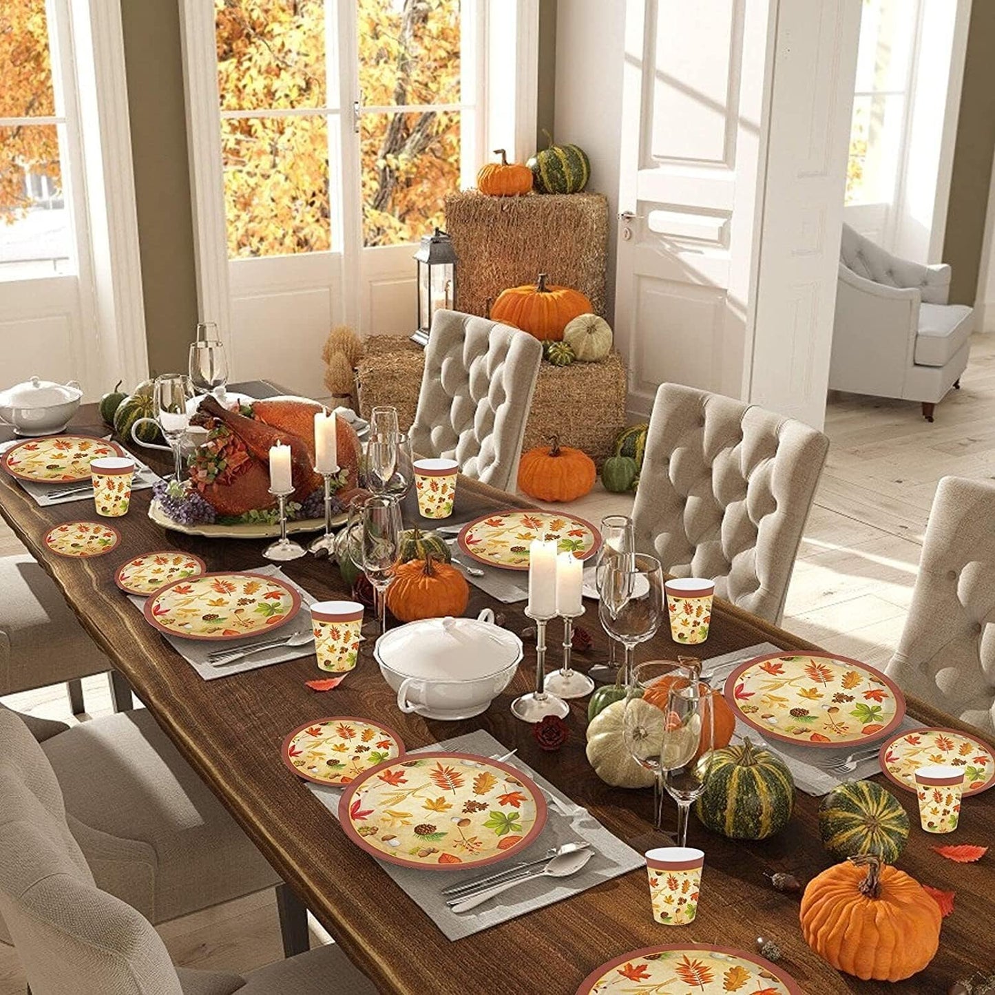 ♻Thanksgiving Disposable Paper Plate Set-20 set