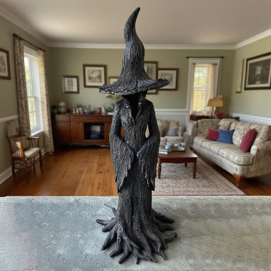 🧙‍♀️💫Hand-Painted Enchanting Witch Statue-20IN