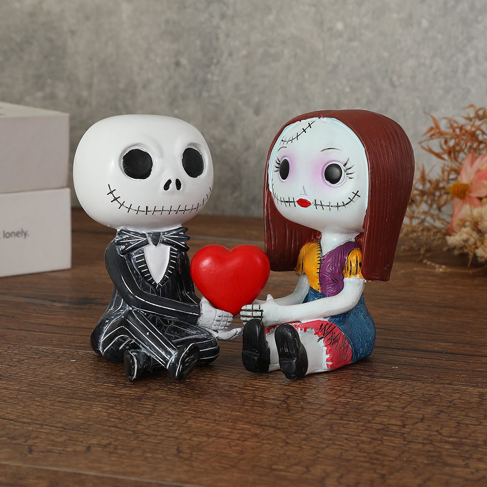 Together Forever Skeleton couple figurines 🦴💑