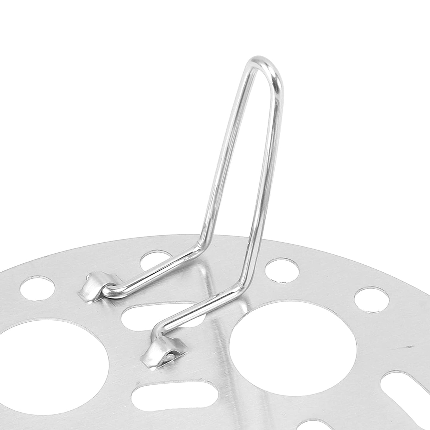 👨‍🍳Silver Stainless Steel Steamer Rack with Stand for Cooking