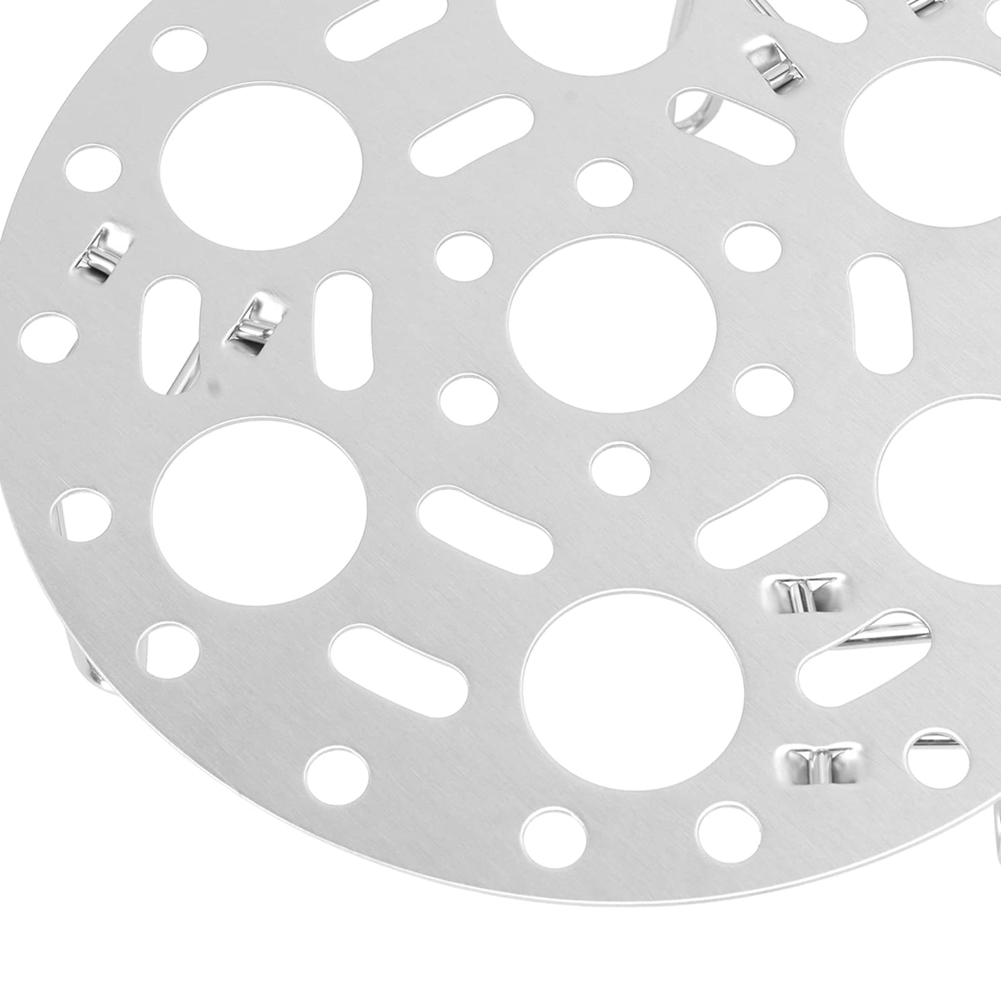 👨‍🍳Silver Stainless Steel Steamer Rack with Stand for Cooking