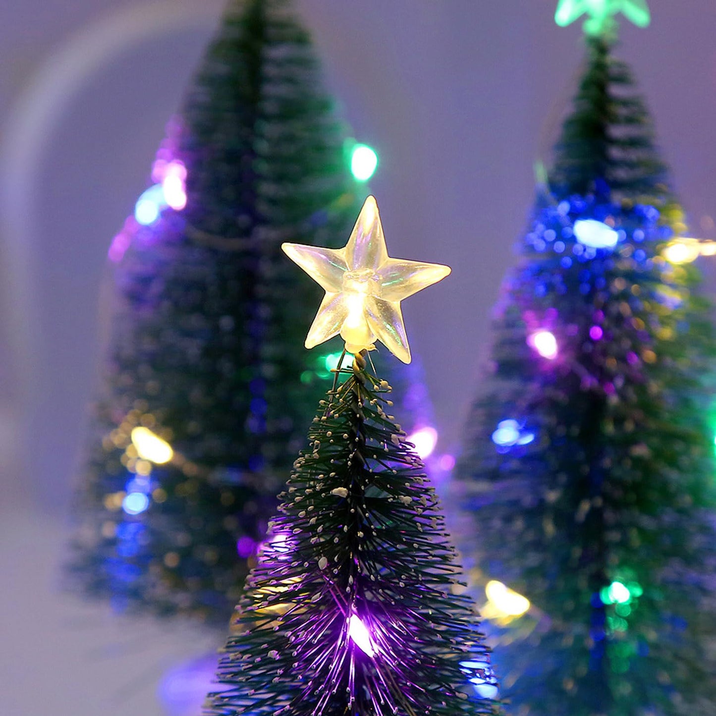 🎄✨Artificial Christmas Tree with Colorful LED Lights