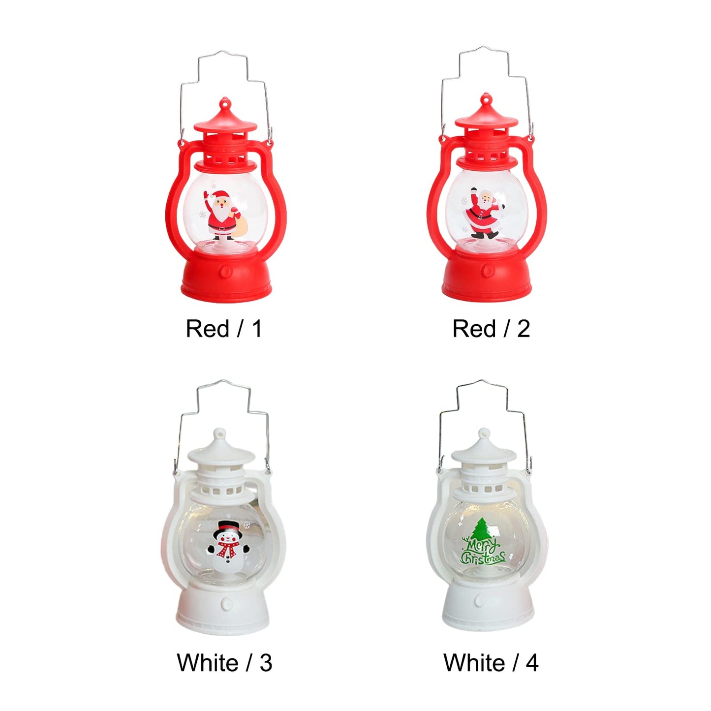 🎄🎅Christmas Decorations for Bedroom - Night Light with Carrying Handle（4 set）