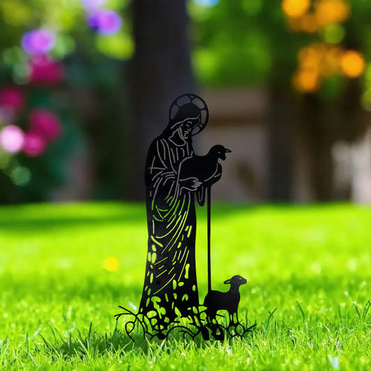 ✝️Saw That Funny Jesus Metal Sign