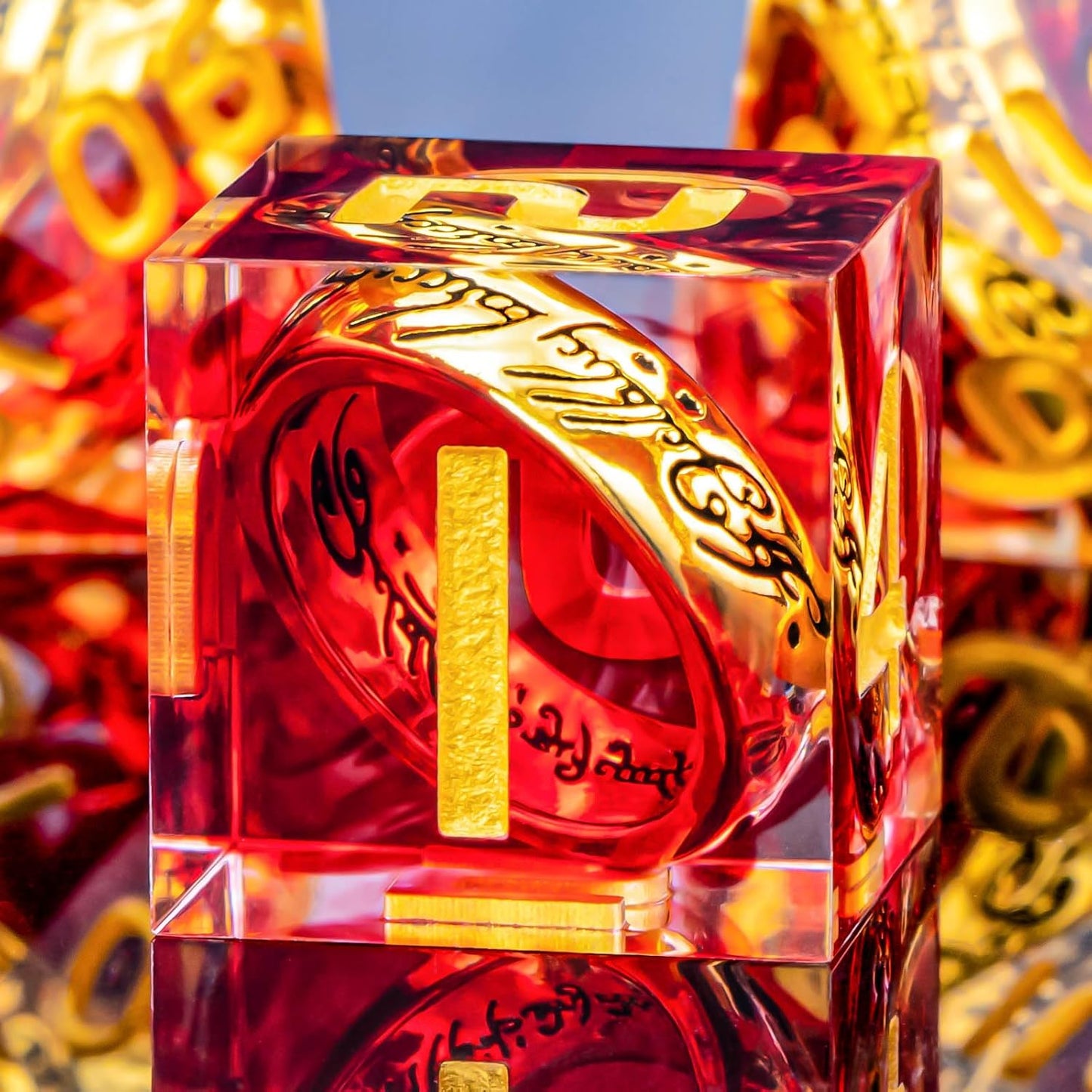 DND One Ring Dice 7pcs – Collectible Ring Box