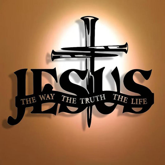 ✝️Jesus & Cross Design Wall Art (12 x 9 inches)