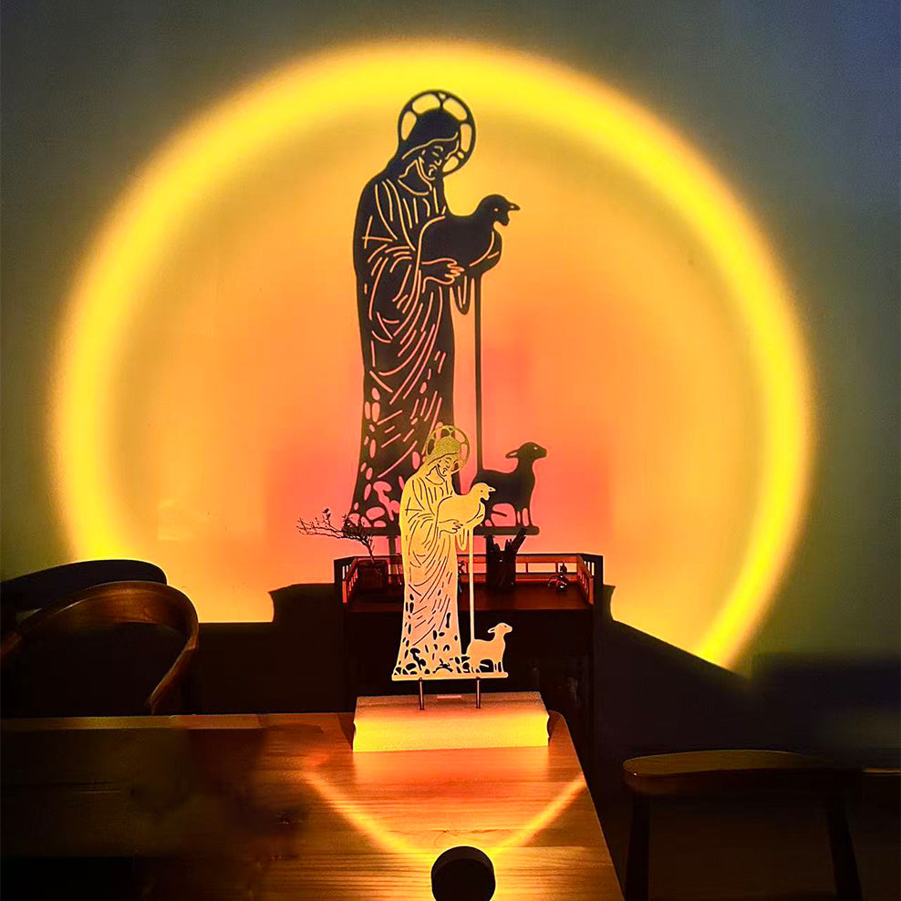 ✝️Saw That Funny Jesus Metal Sign