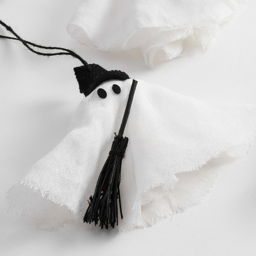 8 Pcs Halloween Ghost Garland-Character Hanging Decor