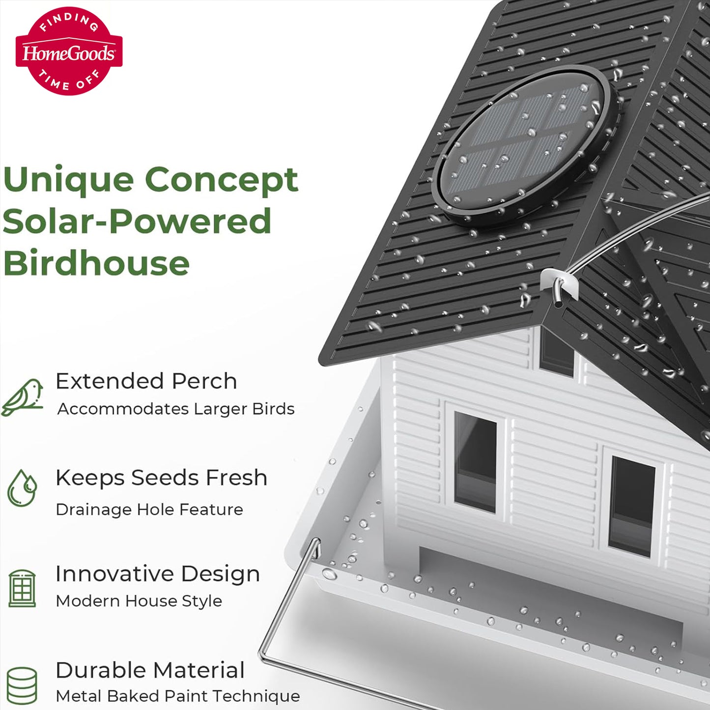 Solar Window Bird Feeder with Auto-Glow Light – Day & Night Bird Watching🐦