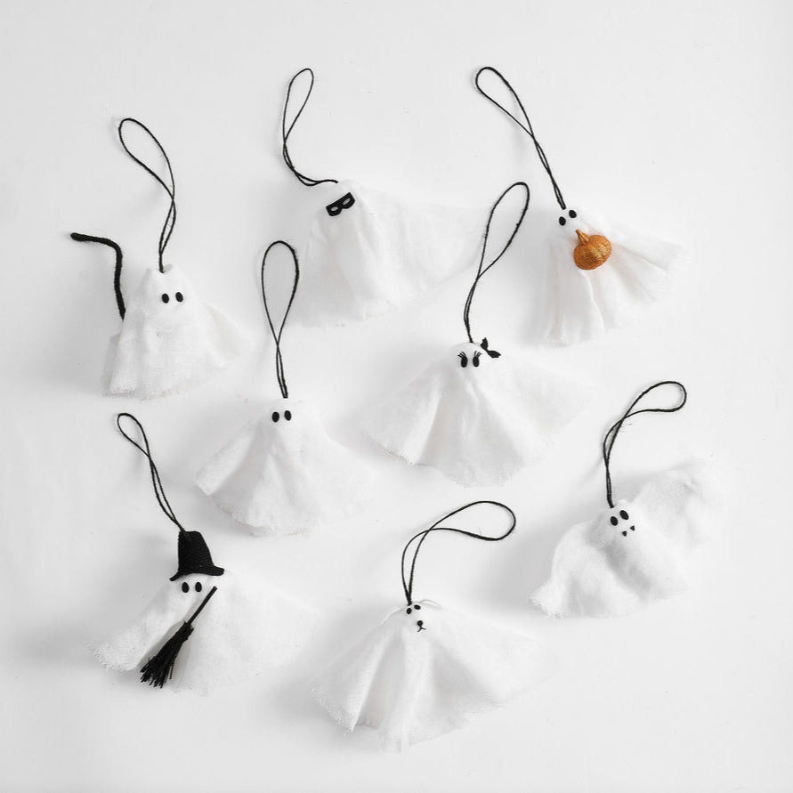 8 Pcs Halloween Ghost Garland-Character Hanging Decor